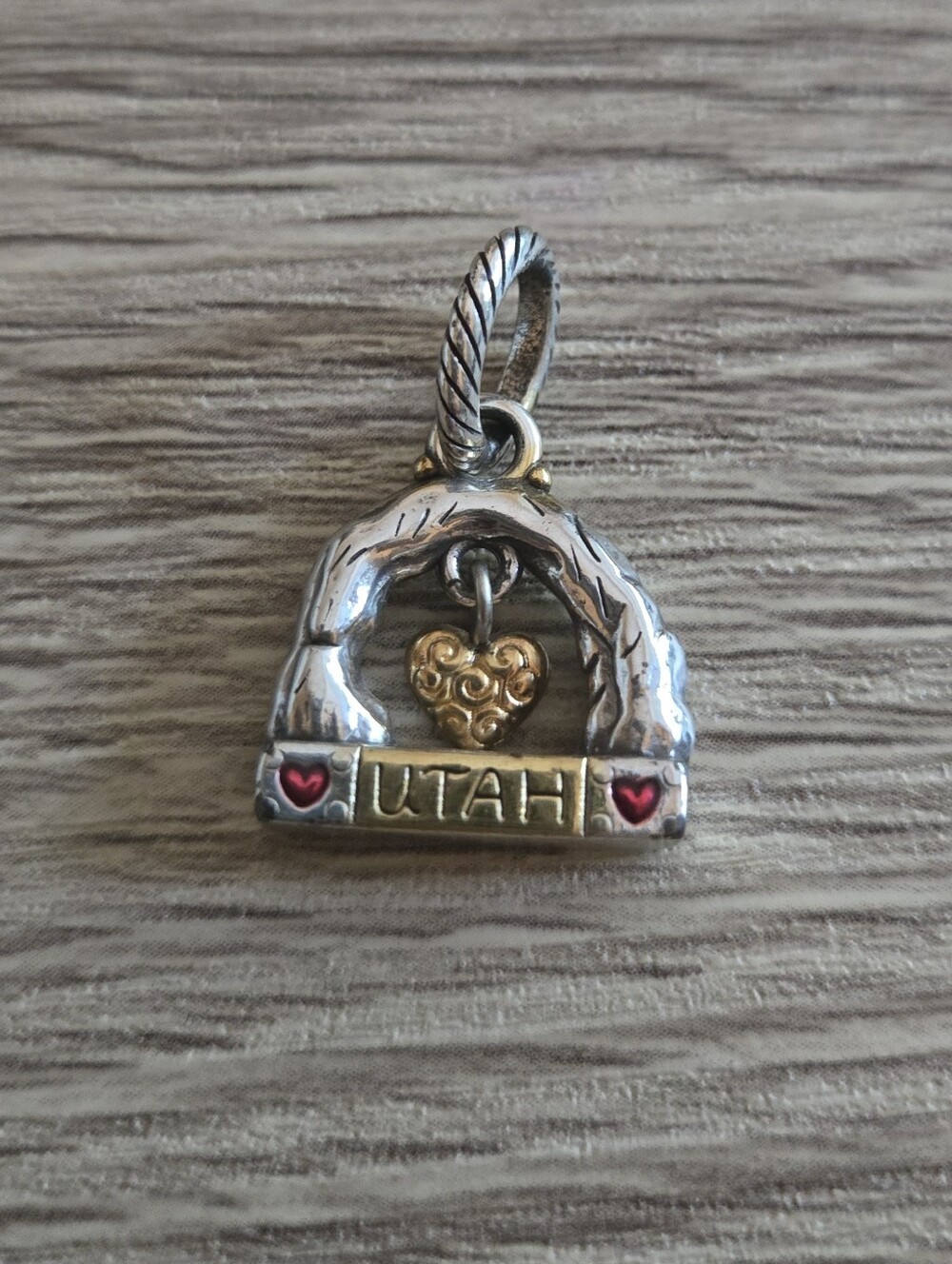 Brighton Utah-Rainbow Bridge Reversible Charm